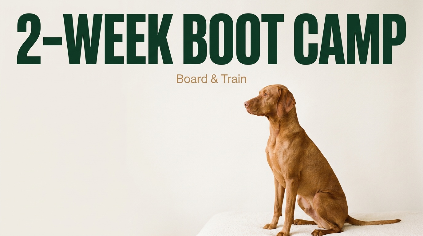 Board & Train Dog Boot Camp ad for Pet Services